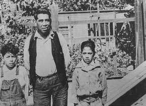 Ben, Tony and Frank Guzman Niles, CA 1934